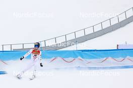 29.01.2022, Seefeld, Austria (AUT): Gael Blondeau (FRA) - FIS world cup nordic combined men, individual gundersen HS109/10km, Seefeld (AUT). www.nordicfocus.com. © Volk/NordicFocus. Every downloaded picture is fee-liable.