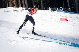30.01.2022, Seefeld, Austria (AUT): Niklas Malacinski (USA) - FIS world cup nordic combined men, individual gundersen HS109/12.5km, Seefeld (AUT). www.nordicfocus.com. © Volk/NordicFocus. Every downloaded picture is fee-liable.