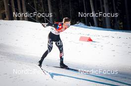 30.01.2022, Seefeld, Austria (AUT): Niklas Malacinski (USA) - FIS world cup nordic combined men, individual gundersen HS109/12.5km, Seefeld (AUT). www.nordicfocus.com. © Volk/NordicFocus. Every downloaded picture is fee-liable.