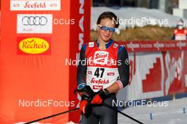 30.01.2022, Seefeld, Austria (AUT): Niklas Malacinski (USA) - FIS world cup nordic combined men, individual gundersen HS109/12,5km, Seefeld (AUT). www.nordicfocus.com. © Volk/NordicFocus. Every downloaded picture is fee-liable.