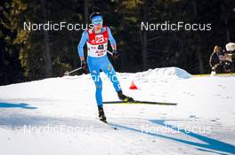 30.01.2022, Seefeld, Austria (AUT): Aaron Kostner (ITA) - FIS world cup nordic combined men, individual gundersen HS109/12.5km, Seefeld (AUT). www.nordicfocus.com. © Volk/NordicFocus. Every downloaded picture is fee-liable.
