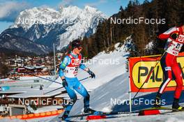 30.01.2022, Seefeld, Austria (AUT): Antoine Gerard (FRA) - FIS world cup nordic combined men, individual gundersen HS109/12.5km, Seefeld (AUT). www.nordicfocus.com. © Volk/NordicFocus. Every downloaded picture is fee-liable.