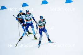 27.02.2022, Lahti, Finland (FIN): Rasmus Ahtava (FIN), Otto Niittykoski (FIN), (l-r)  - FIS world cup nordic combined men, individual HS130/10km, Lahti (FIN). www.nordicfocus.com. © Thibaut/NordicFocus. Every downloaded picture is fee-liable.