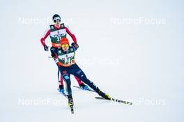 27.02.2022, Lahti, Finland (FIN): Simen Tiller (NOR), Julian Schmid (GER), (l-r)  - FIS world cup nordic combined men, individual HS130/10km, Lahti (FIN). www.nordicfocus.com. © Thibaut/NordicFocus. Every downloaded picture is fee-liable.