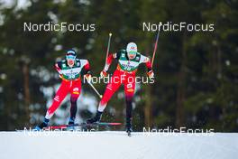 27.02.2022, Lahti, Finland (FIN): Lukas Greiderer (AUT) - FIS world cup nordic combined men, individual HS130/10km, Lahti (FIN). www.nordicfocus.com. © Thibaut/NordicFocus. Every downloaded picture is fee-liable.