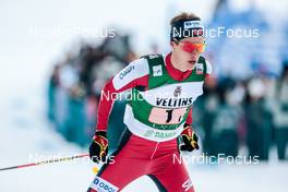 26.02.2022, Lahti, Finland (FIN): Espen Andersen (NOR) - FIS world cup nordic combined men, team sprint HS130/2x7.5km, Lahti (FIN). www.nordicfocus.com. © Modica/NordicFocus. Every downloaded picture is fee-liable.