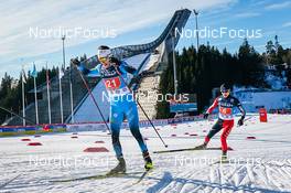 05.03.2022, Oslo, Norway (NOR): Laurent Muhlethaler (FRA), Ryota Yamamoto (JPN), (l-r)  - FIS world cup nordic combined, individual gundersen HS134/10km, Oslo (NOR). www.nordicfocus.com. © Thibaut/NordicFocus. Every downloaded picture is fee-liable.