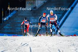 05.03.2022, Oslo, Norway (NOR): Terence Weber (GER), Espen Bjoernstad (NOR), (l-r)  - FIS world cup nordic combined, individual gundersen HS134/10km, Oslo (NOR). www.nordicfocus.com. © Thibaut/NordicFocus. Every downloaded picture is fee-liable.