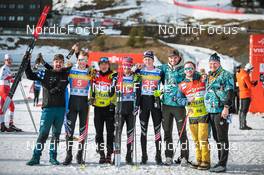 06.03.2022, Oslo, Norway (NOR): Ben Loomis (USA), Taylor Fletcher (USA), Jared Shumate (USA), (l-r), (l-r)  - FIS world cup nordic combined, individual gundersen HS134/10km, Oslo (NOR). www.nordicfocus.com. © Modica/NordicFocus. Every downloaded picture is fee-liable.