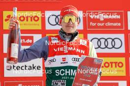 12.03.2022, Schonach, Germany (GER): Julian Schmid (GER) - FIS world cup nordic combined men, individual gundersen HS100/10km, Schonach (GER). www.nordicfocus.com. © Volk/NordicFocus. Every downloaded picture is fee-liable.