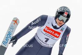 11.03.2022, Schonach, Germany (GER): Simon Huettel (GER) - FIS world cup nordic combined men, training, Schonach (GER). www.nordicfocus.com. © Volk/NordicFocus. Every downloaded picture is fee-liable.