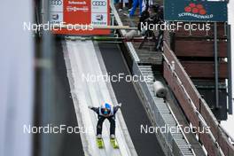 11.03.2022, Schonach, Germany (GER): Vinzenz Geiger (GER) - FIS world cup nordic combined men, training, Schonach (GER). www.nordicfocus.com. © Volk/NordicFocus. Every downloaded picture is fee-liable.