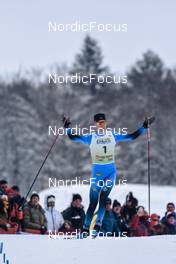 03.04.2022, Premanon, France (FRA): Matteo Baud (FRA) - French Championships nordic combined, individual gundersen, Premanon (FRA). www.nordicfocus.com. © Leo Authamayou/NordicFocus. Every downloaded picture is fee-liable.