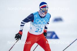 09.02.2022, Beijing, China (CHN): Ondrej Pazout (CZE) - XXIV. Olympic Winter Games Beijing 2022, nordic combined men, individual gundersen HS106/10km, Beijing (CHN). www.nordicfocus.com. © Thibaut/NordicFocus. Every downloaded picture is fee-liable.