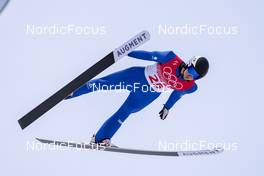 09.02.2022, Beijing, China (CHN): Antoine Gerard (FRA) - XXIV. Olympic Winter Games Beijing 2022, nordic combined men, individual gundersen HS106/10km, Beijing (CHN). www.nordicfocus.com. © Thibaut/NordicFocus. Every downloaded picture is fee-liable.