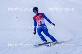 15.02.2022, Beijing, China (CHN): Antoine Gerard (FRA) - XXIV. Olympic Winter Games Beijing 2022, nordic combined men, individual gundersen HS140/10km, Beijing (CHN). www.nordicfocus.com. © Thibaut/NordicFocus. Every downloaded picture is fee-liable.