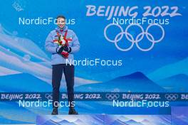 10.02.2022, Beijing, China (CHN): Joergen Graabak (NOR) - XXIV. Olympic Winter Games Beijing 2022, nordic combined men, medals, Beijing (CHN). www.nordicfocus.com. © Thibaut/NordicFocus. Every downloaded picture is fee-liable.