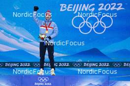 16.02.2022, Beijing, China (CHN): Joergen Graabak (NOR) - XXIV. Olympic Winter Games Beijing 2022, nordic combined men, medals, Beijing (CHN). www.nordicfocus.com. © Thibaut/NordicFocus. Every downloaded picture is fee-liable.