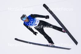 17.02.2022, Beijing, China (CHN): Ben Loomis (USA) - XXIV. Olympic Winter Games Beijing 2022, nordic combined men, team HS140/4x5km, Beijing (CHN). www.nordicfocus.com. © Thibaut/NordicFocus. Every downloaded picture is fee-liable.