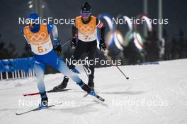 17.02.2022, Beijing, China (CHN): Antoine Gerard (FRA) - XXIV. Olympic Winter Games Beijing 2022, nordic combined men, team HS140/4x5km, Beijing (CHN). www.nordicfocus.com. © Thibaut/NordicFocus. Every downloaded picture is fee-liable.