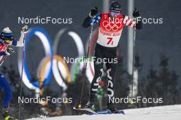 17.02.2022, Beijing, China (CHN): Taylor Fletcher (USA) - XXIV. Olympic Winter Games Beijing 2022, nordic combined men, team HS140/4x5km, Beijing (CHN). www.nordicfocus.com. © Thibaut/NordicFocus. Every downloaded picture is fee-liable.