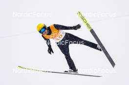 17.02.2022, Beijing, China (CHN): Vinzenz Geiger (GER) - XXIV. Olympic Winter Games Beijing 2022, nordic combined men, team HS140/4x5km, Beijing (CHN). www.nordicfocus.com. © Thibaut/NordicFocus. Every downloaded picture is fee-liable.