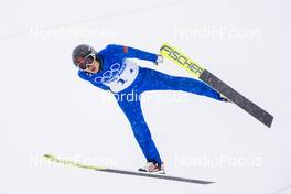 17.02.2022, Beijing, China (CHN): Haibin Fan (CHN) - XXIV. Olympic Winter Games Beijing 2022, nordic combined men, team HS140/4x5km, Beijing (CHN). www.nordicfocus.com. © Thibaut/NordicFocus. Every downloaded picture is fee-liable.