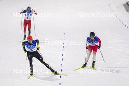 17.02.2022, Beijing, China (CHN): Vinzenz Geiger (GER), Ryota Yamamoto (JPN), (l-r)  - XXIV. Olympic Winter Games Beijing 2022, nordic combined men, team HS140/4x5km, Beijing (CHN). www.nordicfocus.com. © Thibaut/NordicFocus. Every downloaded picture is fee-liable.