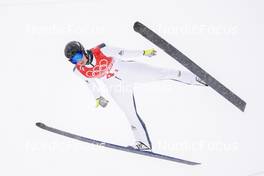 17.02.2022, Beijing, China (CHN): Matteo Baud (FRA) - XXIV. Olympic Winter Games Beijing 2022, nordic combined men, team HS140/4x5km, Beijing (CHN). www.nordicfocus.com. © Thibaut/NordicFocus. Every downloaded picture is fee-liable.
