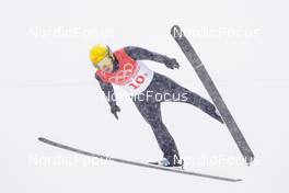 17.02.2022, Beijing, China (CHN): Manuel Faisst (GER) - XXIV. Olympic Winter Games Beijing 2022, nordic combined men, team HS140/4x5km, Beijing (CHN). www.nordicfocus.com. © Thibaut/NordicFocus. Every downloaded picture is fee-liable.