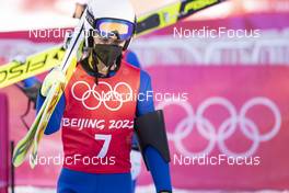 08.02.2022, Beijing, China (CHN): Markuss Vinogradovs (LAT) - XXIV. Olympic Winter Games Beijing 2022, nordic combined men, training, Beijing (CHN). www.nordicfocus.com. © Thibaut/NordicFocus. Every downloaded picture is fee-liable.