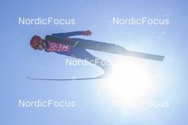 14.02.2022, Beijing, China (CHN): Jeun Park (KOR) - XXIV. Olympic Winter Games Beijing 2022, nordic combined men, training, Beijing (CHN). www.nordicfocus.com. © Thibaut/NordicFocus. Every downloaded picture is fee-liable.