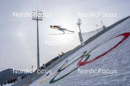 12.02.2022, Beijing, China (CHN): Jiawen Zhao (CHN) - XXIV. Olympic Winter Games Beijing 2022, nordic combined men, training, Beijing (CHN). www.nordicfocus.com. © Thibaut/NordicFocus. Every downloaded picture is fee-liable.