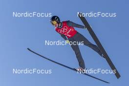 14.02.2022, Beijing, China (CHN): Artem Galunin (ROC) - XXIV. Olympic Winter Games Beijing 2022, nordic combined men, training, Beijing (CHN). www.nordicfocus.com. © Thibaut/NordicFocus. Every downloaded picture is fee-liable.