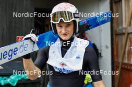 28.08.2022, Oberwiesenthal, Germany (GER): Jan Andersen (GER) - FIS Nordic Combined Summer Grand Prix men and women, individual gundersen HS105/10km men, Oberwiesenthal (GER). www.nordicfocus.com. © Volk/NordicFocus. Every downloaded picture is fee-liable.