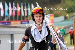 28.08.2022, Oberwiesenthal, Germany (GER): Gael Blondeau (FRA) - FIS Nordic Combined Summer Grand Prix men and women, individual gundersen HS105/10km men, Oberwiesenthal (GER). www.nordicfocus.com. © Volk/NordicFocus. Every downloaded picture is fee-liable.