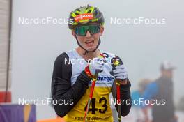 28.08.2022, Oberwiesenthal, Germany (GER): Nick Schoenfeld (GER) - FIS Nordic Combined Summer Grand Prix men and women, individual gundersen HS105/10km men, Oberwiesenthal (GER). www.nordicfocus.com. © Volk/NordicFocus. Every downloaded picture is fee-liable.