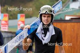28.08.2022, Oberwiesenthal, Germany (GER): Gasper Brecl (SLO) - FIS Nordic Combined Summer Grand Prix men and women, individual gundersen HS105/10km men, Oberwiesenthal (GER). www.nordicfocus.com. © Volk/NordicFocus. Every downloaded picture is fee-liable.