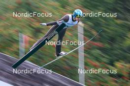 26.08.2022, Oberwiesenthal, Germany (GER): Aleks Muhic (SLO) - FIS Nordic Combined Summer Grand Prix men and women, individual gundersen HS105/10km men, training+PCR, Oberwiesenthal (GER). www.nordicfocus.com. © Volk/NordicFocus. Every downloaded picture is fee-liable.