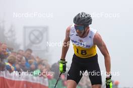 28.08.2022, Oberwiesenthal, Germany (GER): Jared Shumate (USA) - FIS Nordic Combined Summer Grand Prix men and women, individual gundersen HS105/10km men, Oberwiesenthal (GER). www.nordicfocus.com. © Volk/NordicFocus. Every downloaded picture is fee-liable.