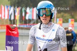 28.08.2022, Oberwiesenthal, Germany (GER): Thomas Rettenegger (AUT) - FIS Nordic Combined Summer Grand Prix men and women, individual gundersen HS105/10km men, Oberwiesenthal (GER). www.nordicfocus.com. © Volk/NordicFocus. Every downloaded picture is fee-liable.