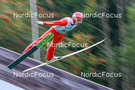 26.08.2022, Oberwiesenthal, Germany (GER): Eric Frenzel (GER) - FIS Nordic Combined Summer Grand Prix men and women, individual gundersen HS105/10km men, training+PCR, Oberwiesenthal (GER). www.nordicfocus.com. © Volk/NordicFocus. Every downloaded picture is fee-liable.