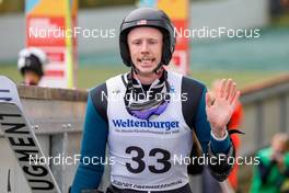 28.08.2022, Oberwiesenthal, Germany (GER): Jared Shumate (USA) - FIS Nordic Combined Summer Grand Prix men and women, individual gundersen HS105/10km men, Oberwiesenthal (GER). www.nordicfocus.com. © Volk/NordicFocus. Every downloaded picture is fee-liable.
