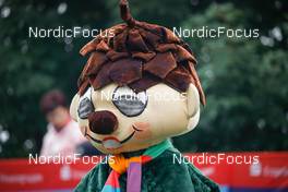 28.08.2022, Oberwiesenthal, Germany (GER): mascot    - FIS Nordic Combined Summer Grand Prix men and women, individual gundersen HS105/5km women, Oberwiesenthal (GER). www.nordicfocus.com. © Volk/NordicFocus. Every downloaded picture is fee-liable.