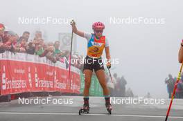 28.08.2022, Oberwiesenthal, Germany (GER): Nathalie Armbruster (GER) - FIS Nordic Combined Summer Grand Prix men and women, individual gundersen HS105/5km women, Oberwiesenthal (GER). www.nordicfocus.com. © Volk/NordicFocus. Every downloaded picture is fee-liable.