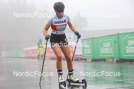 27.08.2022, Oberwiesenthal, Germany (GER): Jenny Nowak (GER) - FIS Nordic Combined Summer Grand Prix men and women, mixed team, Oberwiesenthal (GER). www.nordicfocus.com. © Volk/NordicFocus. Every downloaded picture is fee-liable.