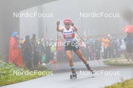 27.08.2022, Oberwiesenthal, Germany (GER): Annalena Slamik (AUT) - FIS Nordic Combined Summer Grand Prix men and women, mixed team, Oberwiesenthal (GER). www.nordicfocus.com. © Volk/NordicFocus. Every downloaded picture is fee-liable.