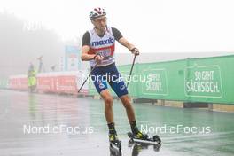 27.08.2022, Oberwiesenthal, Germany (GER): Ilkka Herola (FIN) - FIS Nordic Combined Summer Grand Prix men and women, mixed team, Oberwiesenthal (GER). www.nordicfocus.com. © Volk/NordicFocus. Every downloaded picture is fee-liable.