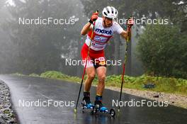 27.08.2022, Oberwiesenthal, Germany (GER): Martin Fritz (AUT) - FIS Nordic Combined Summer Grand Prix men and women, mixed team, Oberwiesenthal (GER). www.nordicfocus.com. © Volk/NordicFocus. Every downloaded picture is fee-liable.