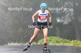 27.08.2022, Oberwiesenthal, Germany (GER): Alexa Brabec (USA) - FIS Nordic Combined Summer Grand Prix men and women, mixed team, Oberwiesenthal (GER). www.nordicfocus.com. © Volk/NordicFocus. Every downloaded picture is fee-liable.